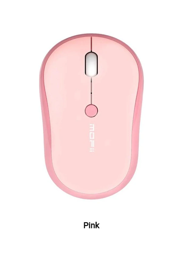 Bilişim Burada Mofii M5DM 2 Bluetooth Kablosuz Mini Optik Mouse Pembe